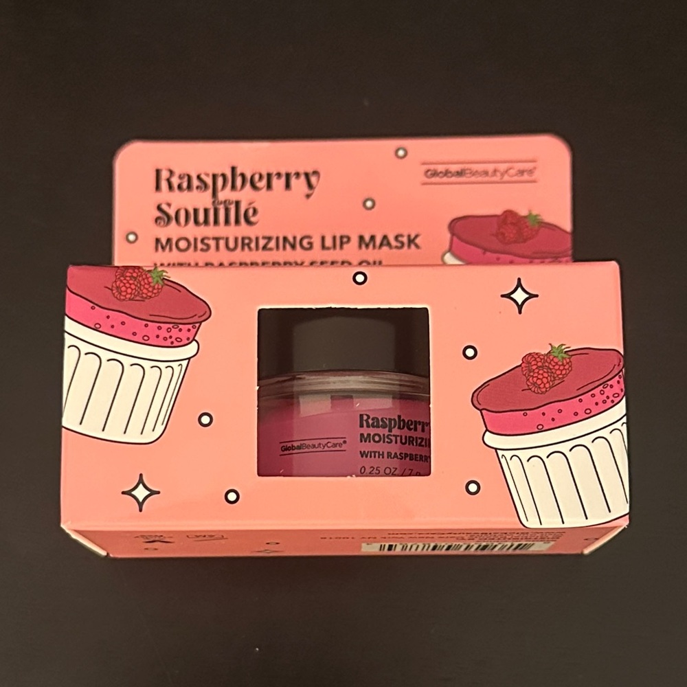 Global Beauty Care Raspberry Souffle Moisturizing Lip Mask